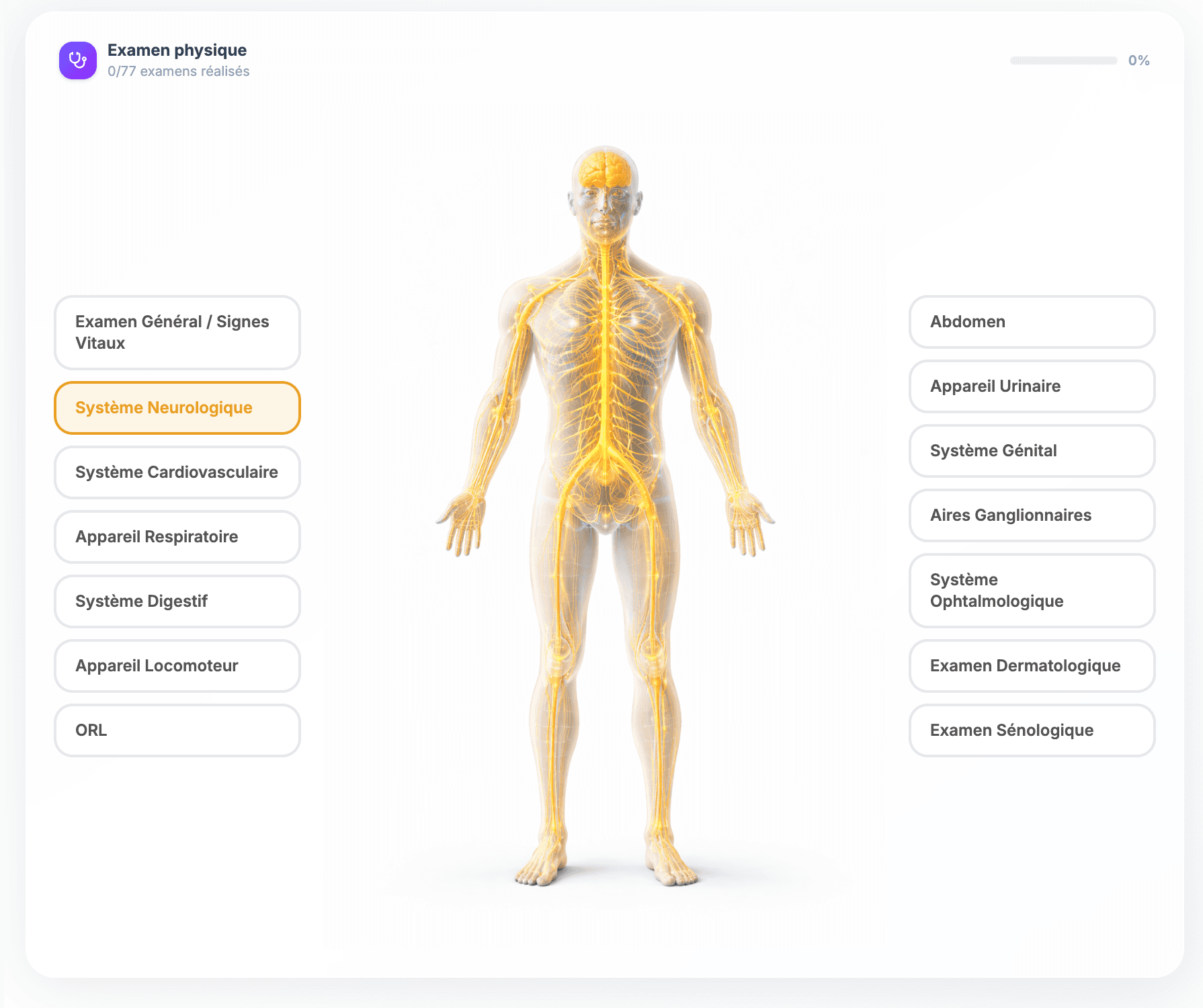 Examen neurologique virtuel - Qurmi