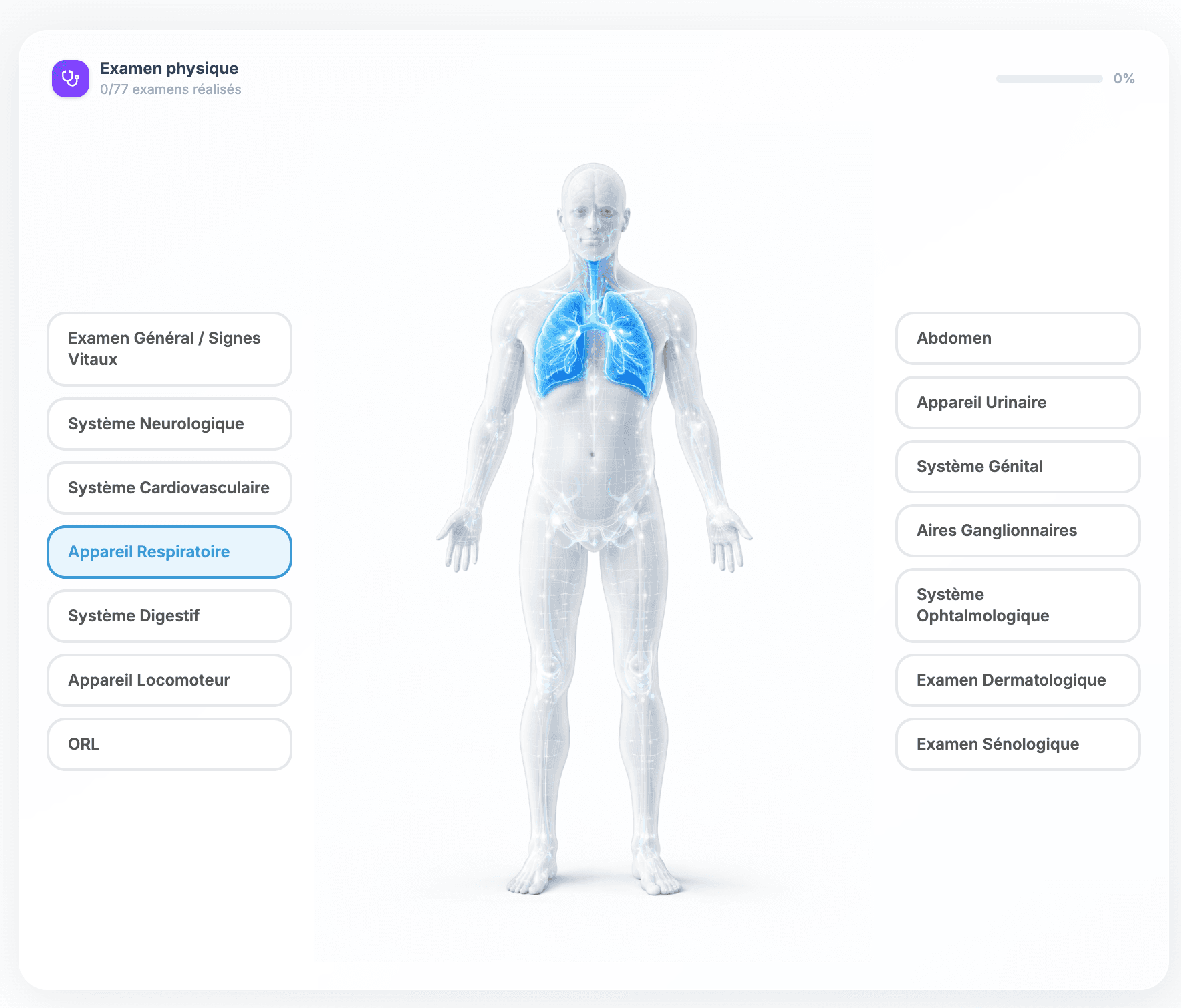 Examen respiratoire virtuel - Qurmi